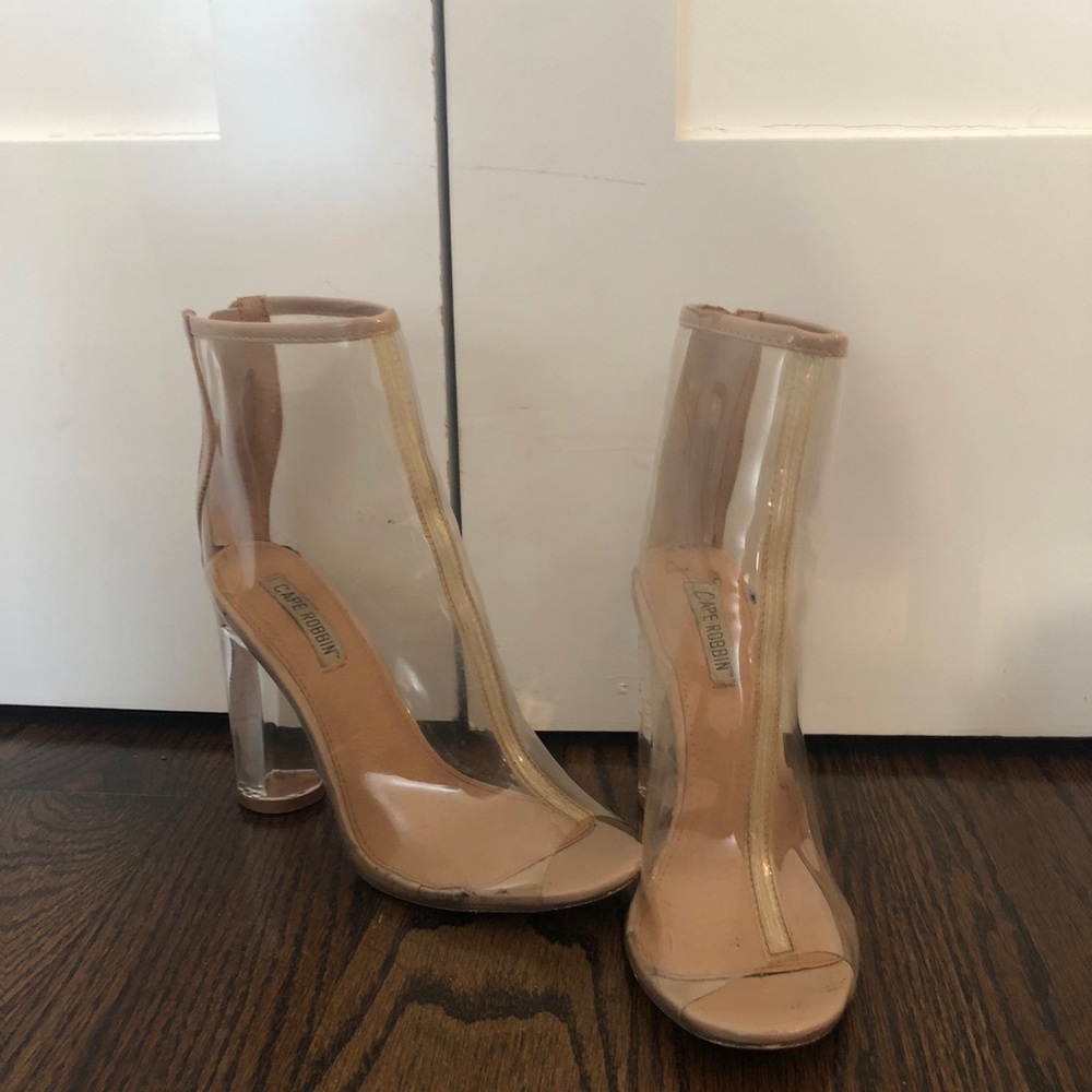 SEE THROUGH YEEZY INSPIRED HEEL